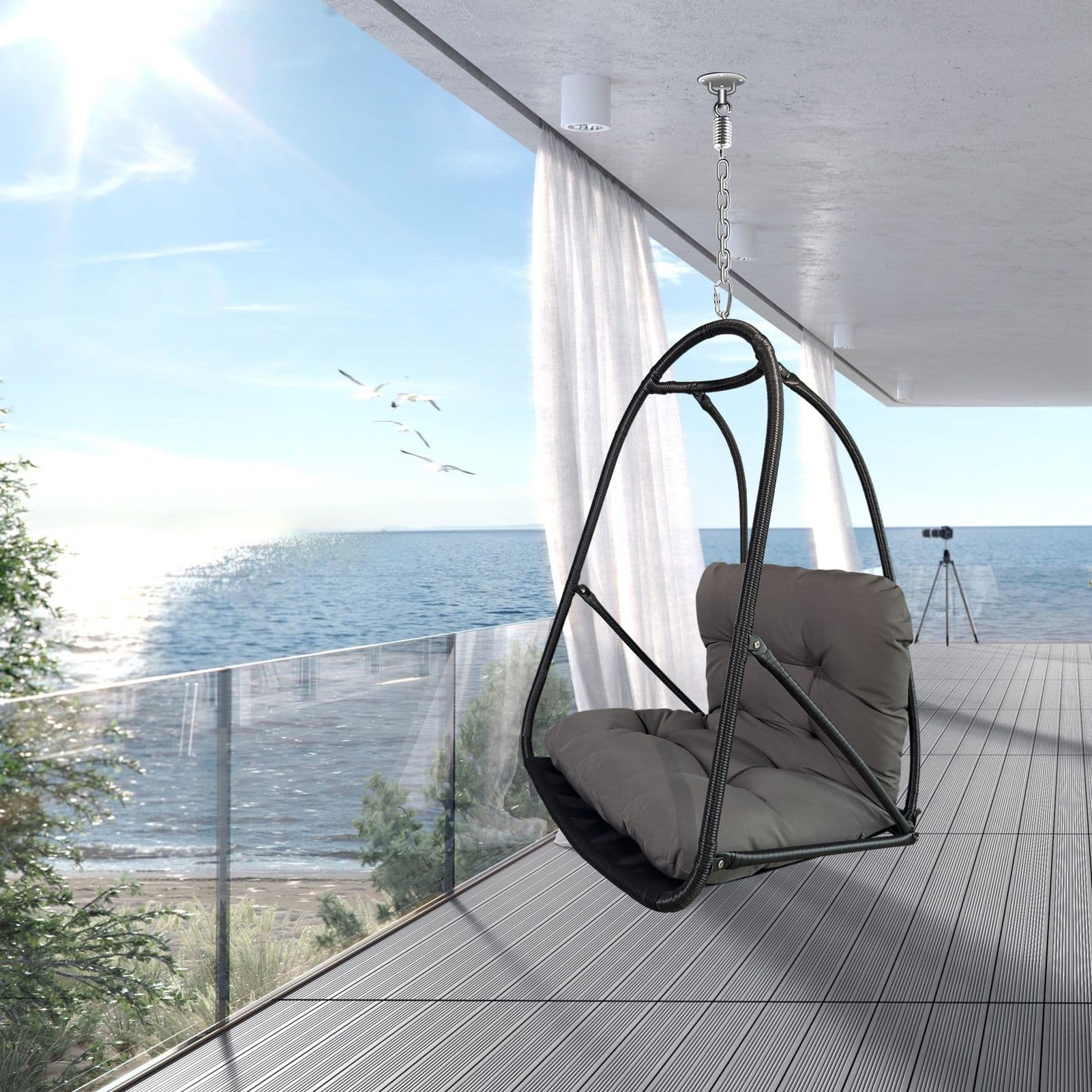 JESE Swing Egg Chair – Foldable Hanging Ch...