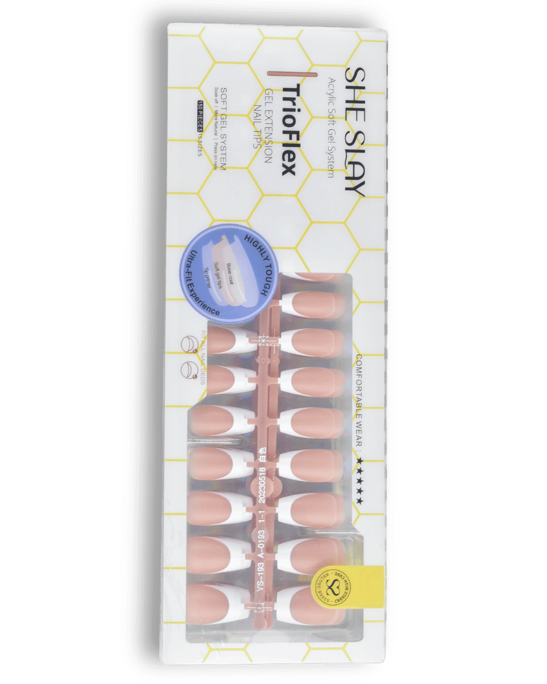 SheSlay Coffin Trio – Flex Gel French Tip...
